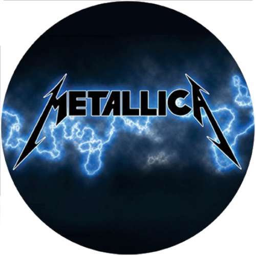 Metallica Edible Icing Image - Click Image to Close